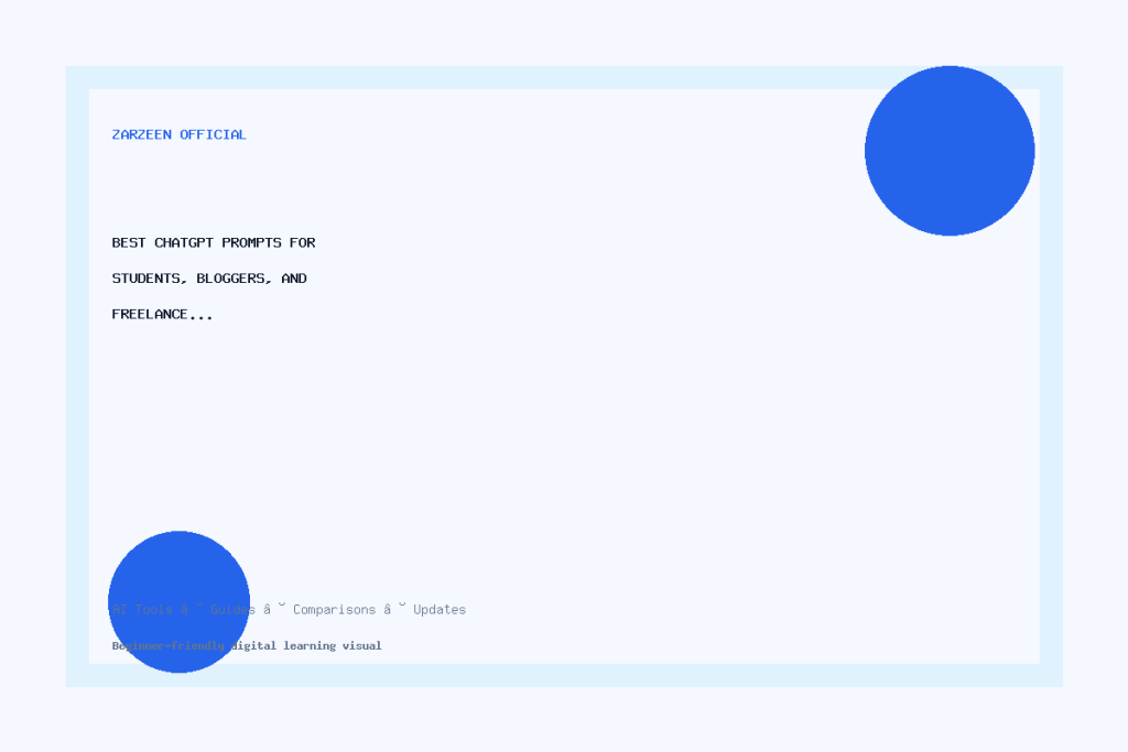 Best ChatGPT Prompts for Students, Bloggers, and Freelancers Best ChatGPT Prompts for Students, Bloggers, and Freelancers example image 2